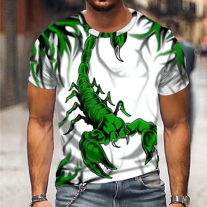 Summer New Panther Print T-shirt Men's Women's Animal Pattern Short Sleeve Casual Street Men's Tops O-Neck Quick Drying T-shirts 3XL