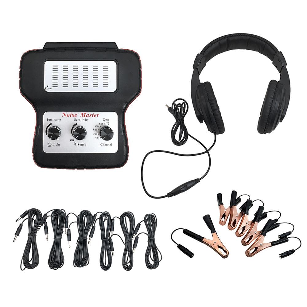 Electronic Stethoscope Car Noise Finder Diagnostic Listening Device Machine Multi-Channel Noise black