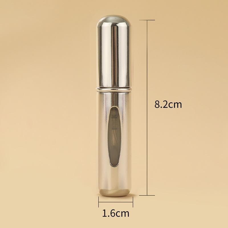 Portable 5ml Mini Refillable Spray Atomizer Bottle Bottom Filling Perfume Jar Scent Pump Empty Cosmetic Containers Travel