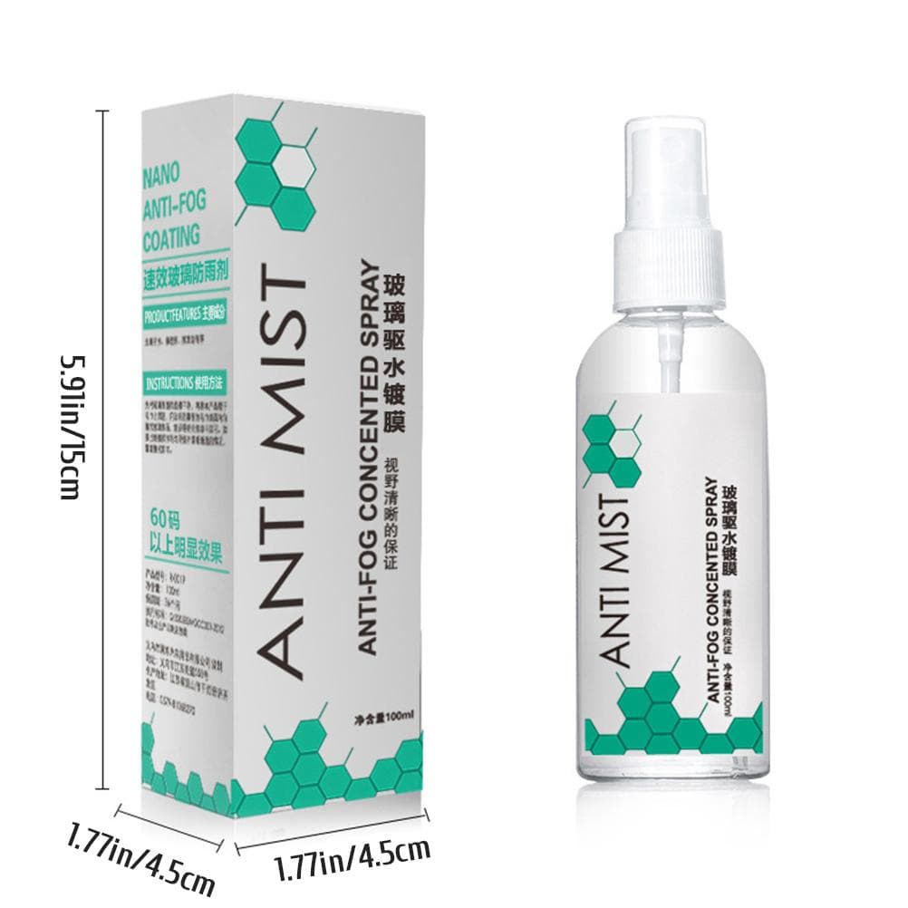 Anti Fog Spray for Glasses Prevents Fog Anti Reflective on Lenses Glasses Goggles Car Windows
