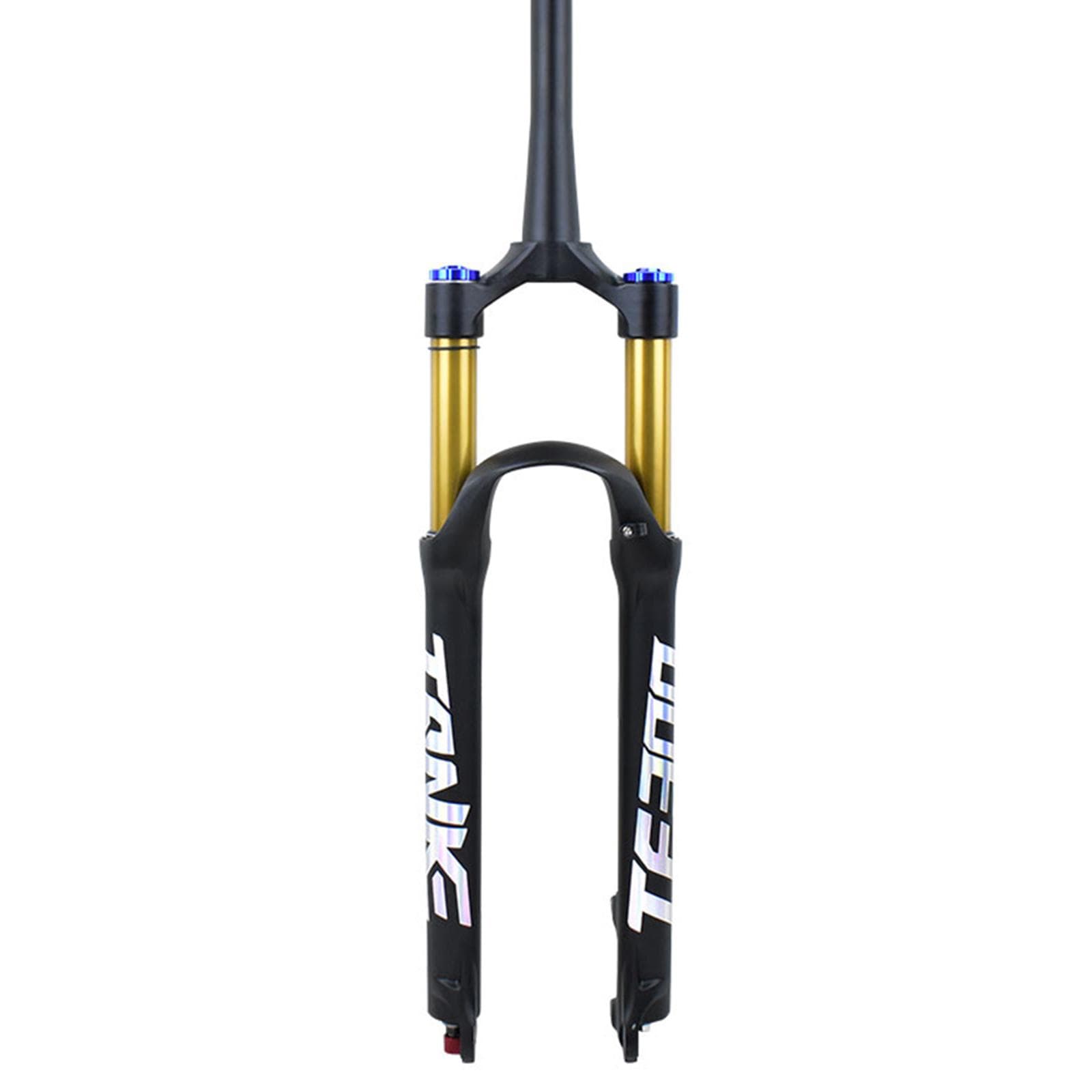 Mountain Bike Front Fork Gold Tube Aluminum Alloy Air Pressure Shock Absorber 29-inch Straight Cone shoulder gold tube damping