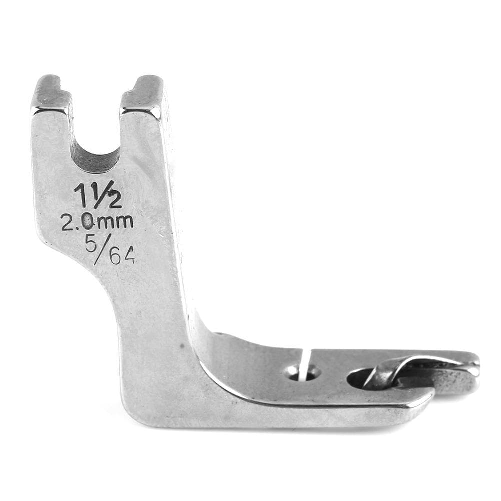 Universal Industrial Single needle Fat Bed Sewing Machine Rolled Hem Presser Foot (8.0MM) 2mm