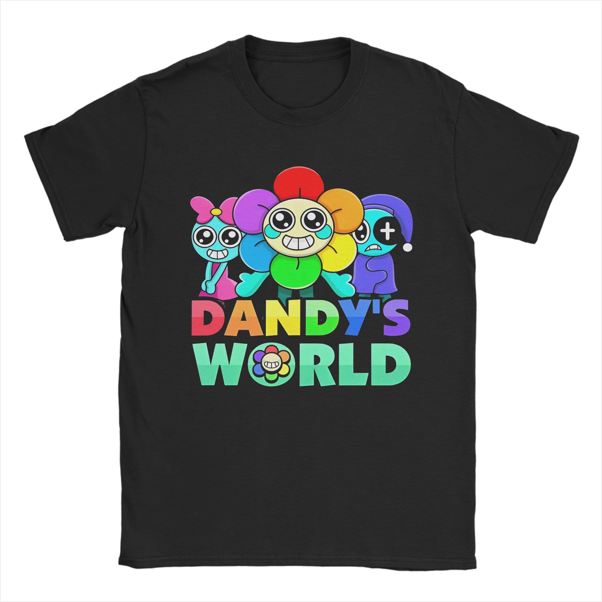 Streetwear Dandys World Cosmo Cartoon Tshirts Men's Crewneck Short Sleeve Clothing Cotton Summer TopsTops M