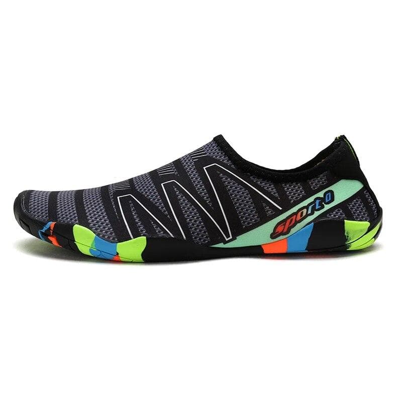 Outdoor Shoes Swim Slipper On Surf Aqua Shoes Skin Beach Water Shoes Ligh Weight Quick-Drying Couples Sea Shoes 38 grey