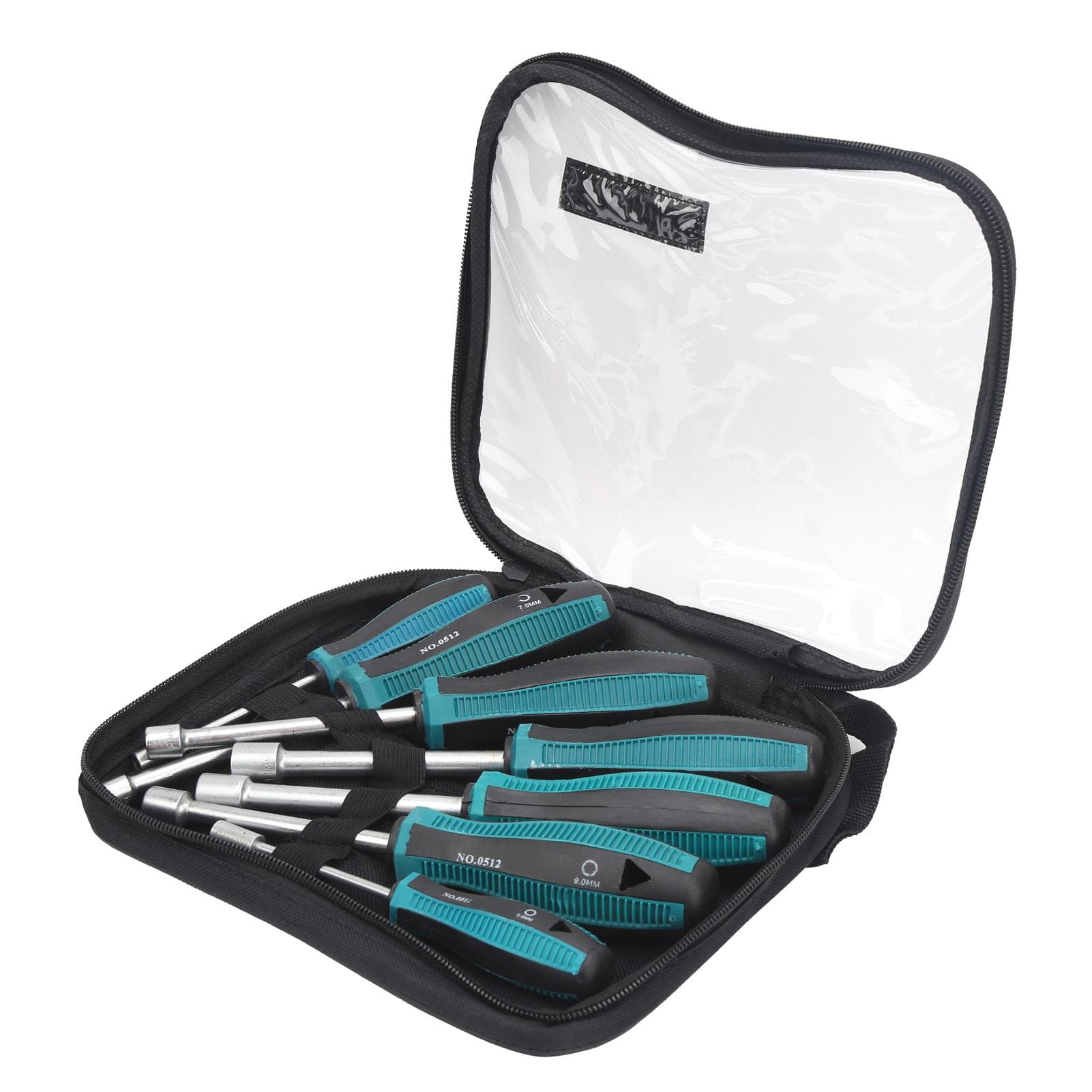 7pcs 45# Steel Hex Sleeve Screwdriver AntiSlip Handle Socket Screw Driver Set Portable Hand Tools