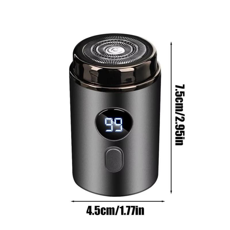 Electric Mini Razor Rechargeable Full Body Wash Travel Car Portable Men's Razor Painless Cordless Trimmer Knive Face Beard Razor black