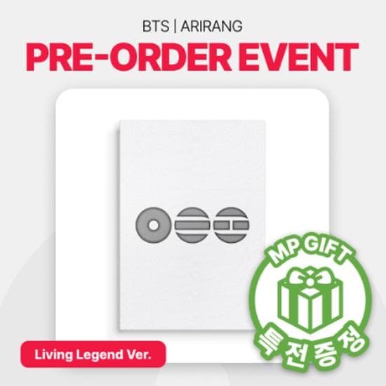 BTS – ARIRANG 5th Full Album Set (2 Versions) + Living Legend Ver. + Weverse Albums Ver.(Can select individual options) Living Legend Ver.