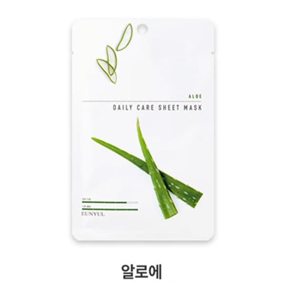 eunyul Daily Care Sheet Mask Pack 12 types (15 Options) Aloe 10PCS