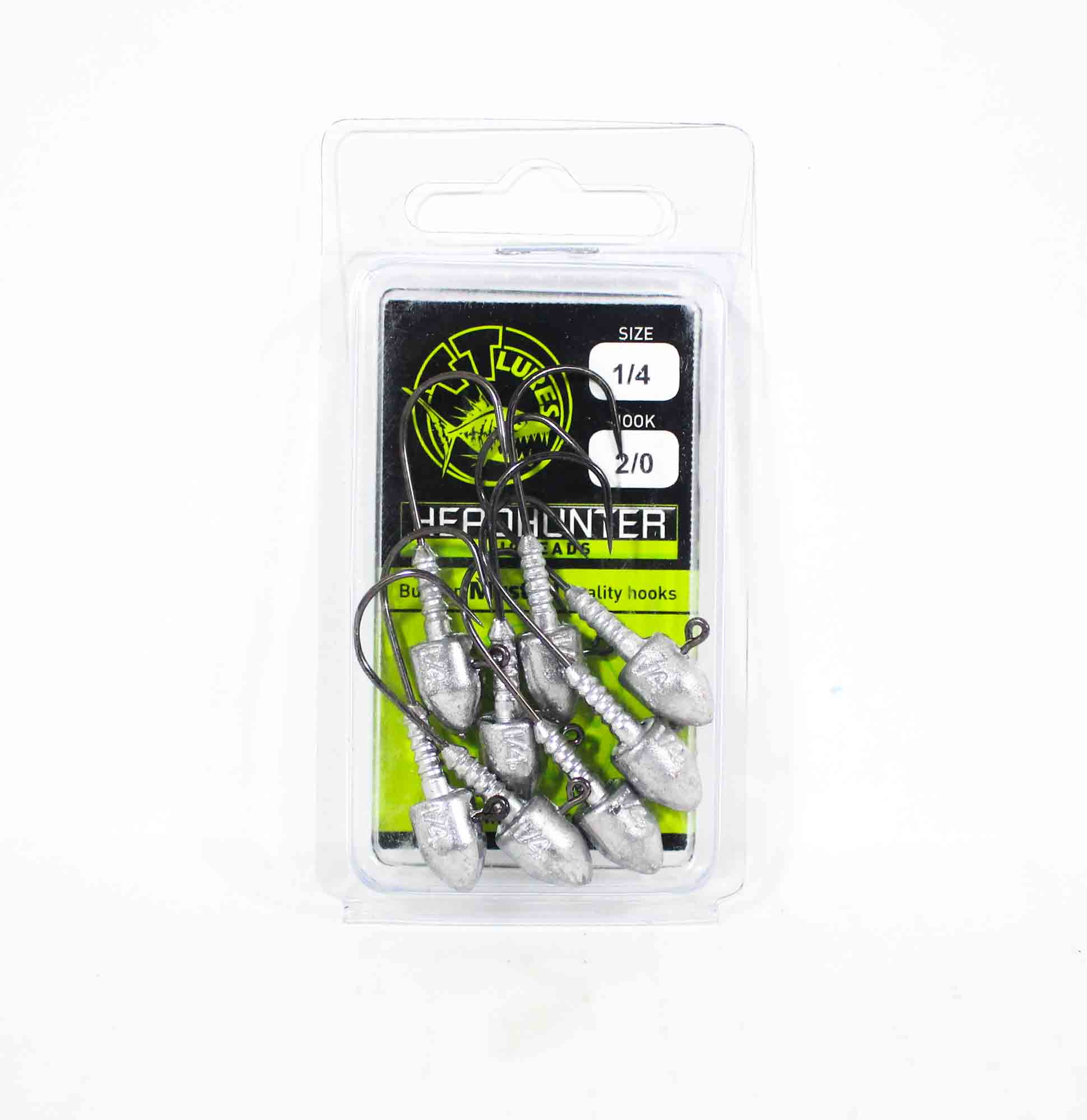 Tackle Tactics TT Head Hunter Jig Head 1/4 oz 2/0 8/pack (1180)