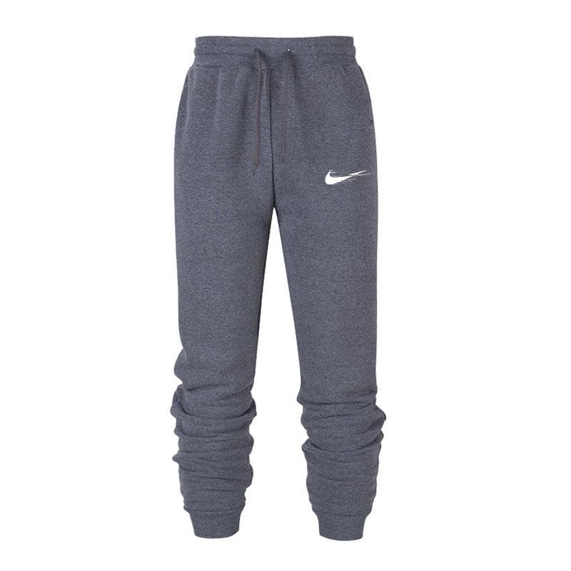 Men's Autumn and Winter Casual Pants Sports Pants Men's Pants Jogging Pants Hip Hop Street Pants XL grey