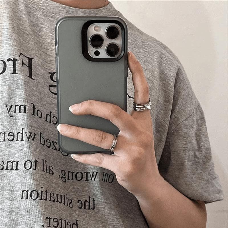 Apple 15 Phone Case IPhone 13/14 Matte Semi-transparent 12 Simple 11 High-end Soft Shell iPhone 15Plus