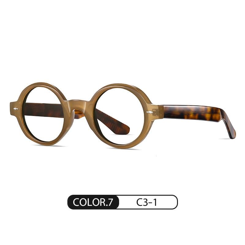 1pcs Retro Round Anti-Blue Light Glasses Driving Sunglasses Fashion Trend Blue Light Blocking Eyewear