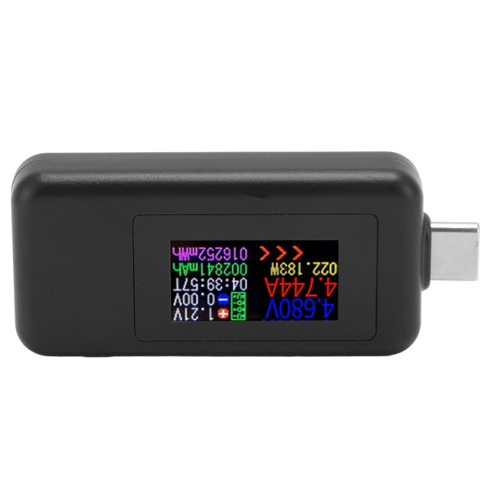 USB Current Voltage Charging Detector HD Color Display PD Compatible Bidirectional USB Type C