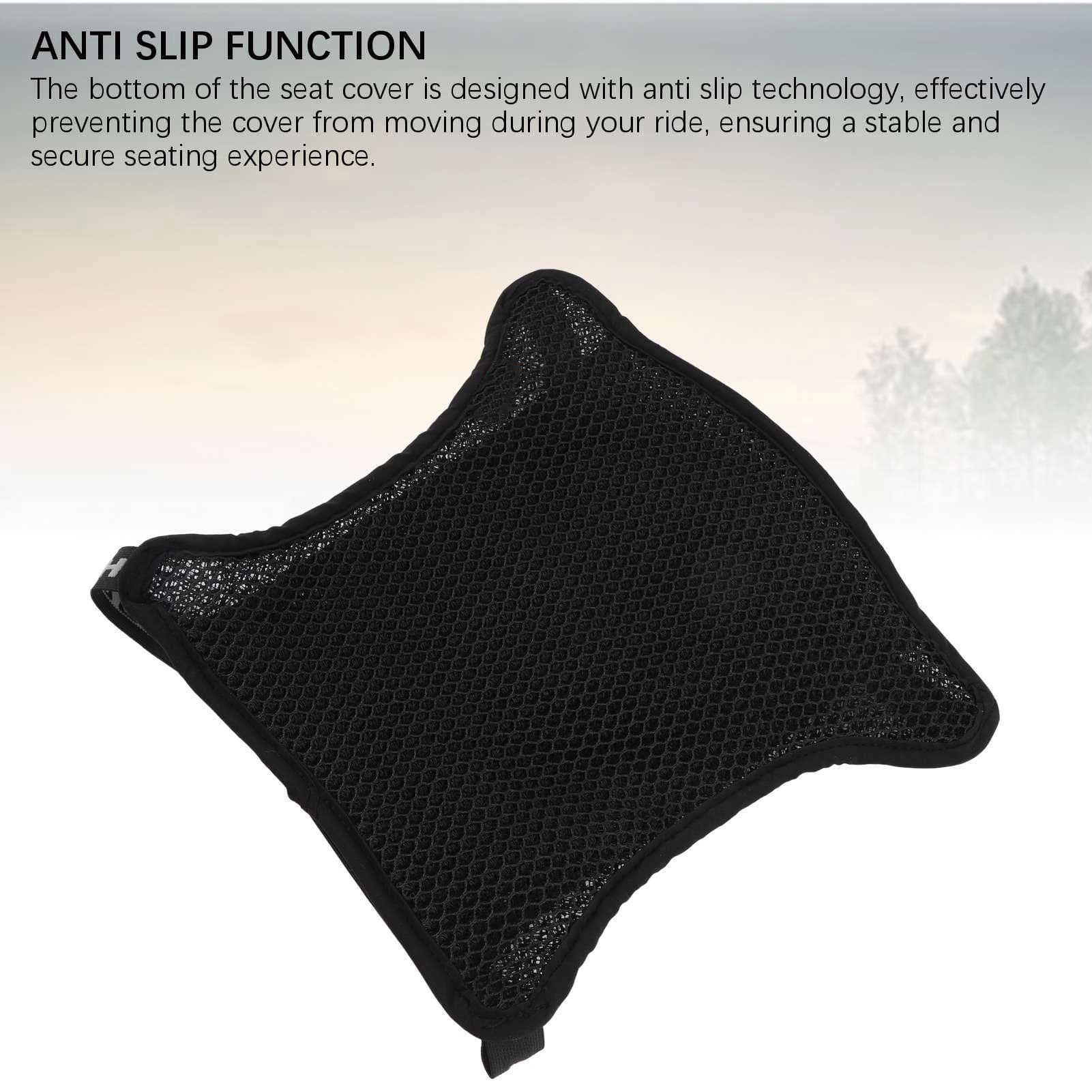 Motorcycle Cool Seat Cover Double Layer Breathable Motorbike Mesh Seat Pad Universal Motorcycle