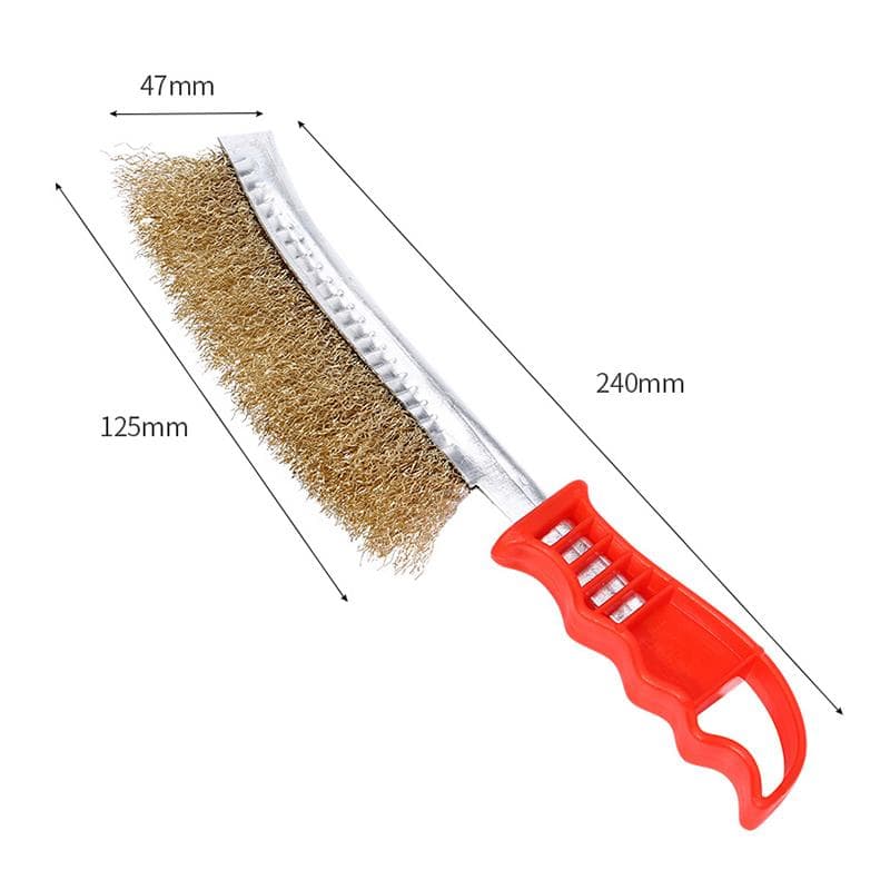 Wire Scratch Brushes Grill Cleaner BBQ Grill Steel Wire Brush Brush-Steel Stainless Steel Wire Brush Rust Paint Removal Tools