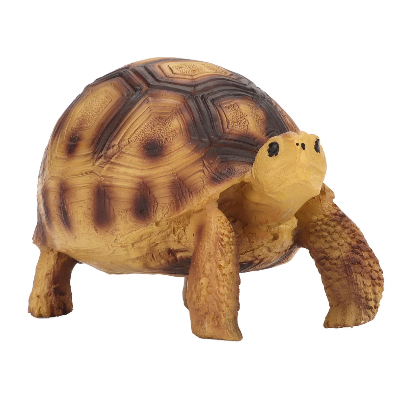 Turtle Figurine Simulated Safe Odorless Decorative Ornament Resin Tortoise Model Toy for Children