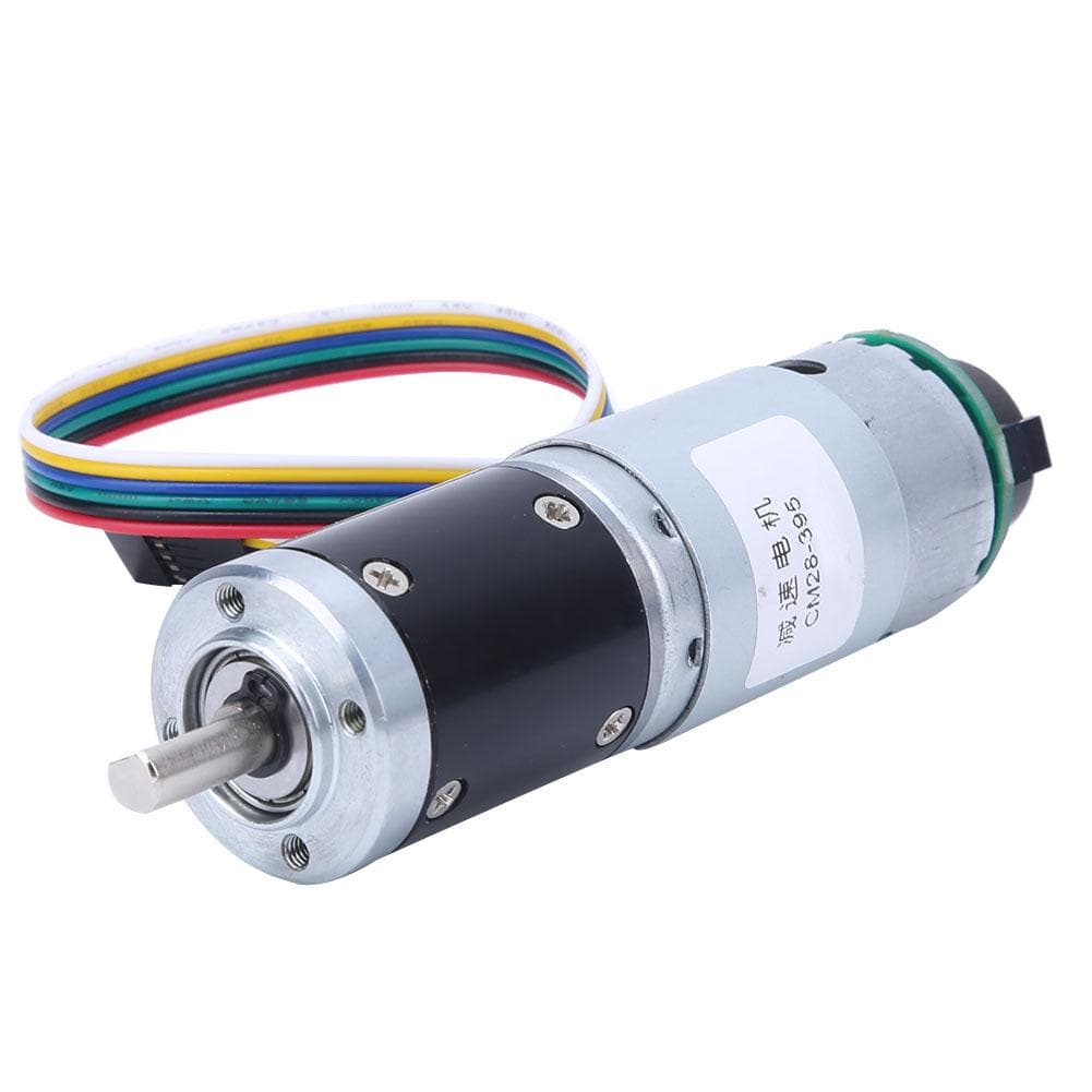 12V 330RPM Metal DC Geared Motor Speed Reduction Motor with Encoder