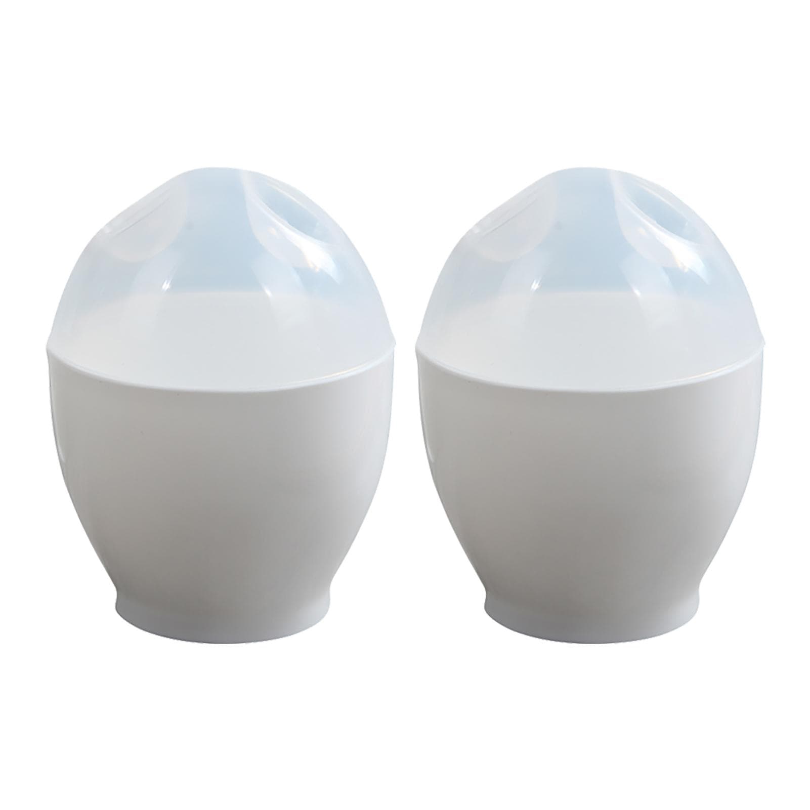 Microwave Egg Cup Mini Design Easy To Clean Versatile Egg Poaching Cups for Kitchen Set of 2