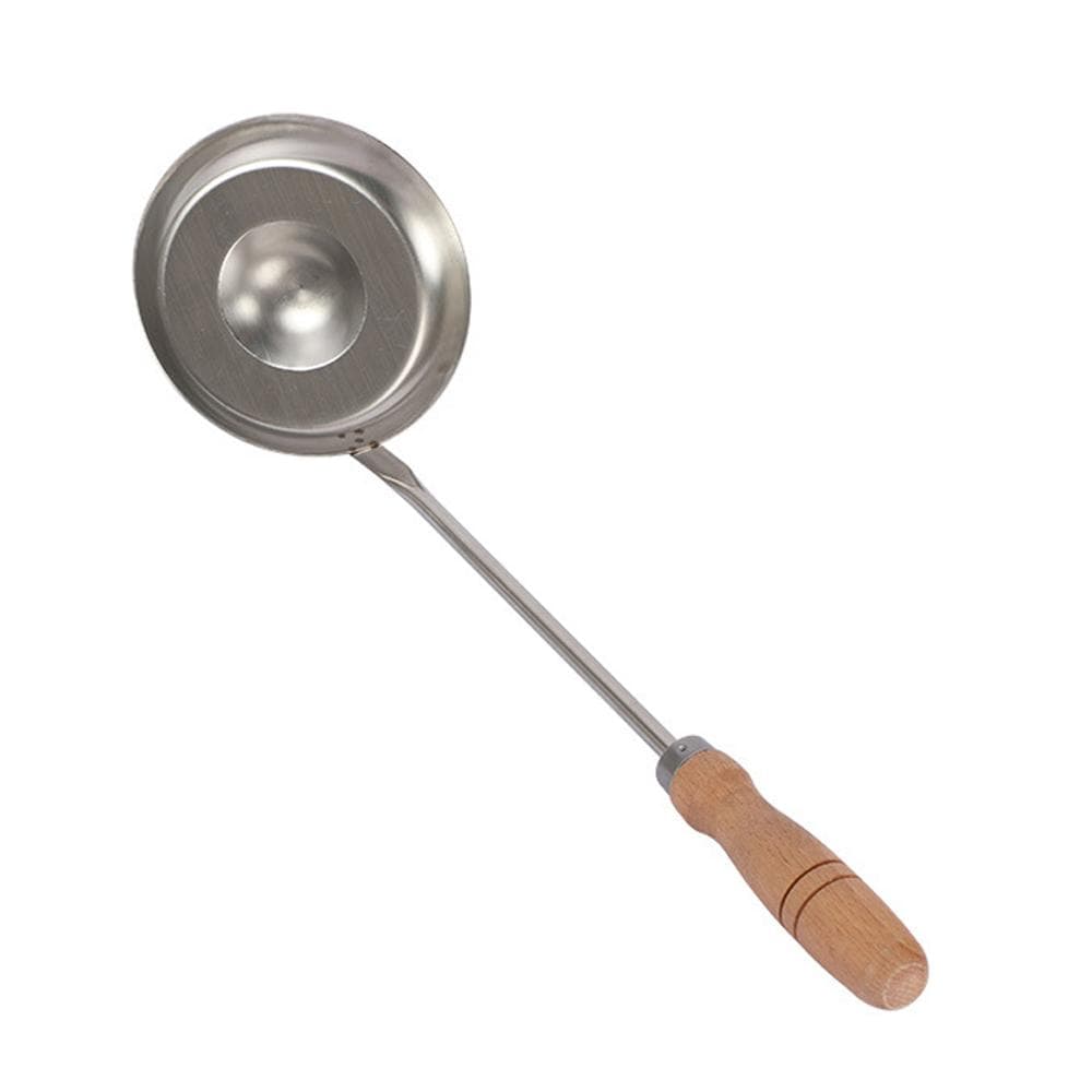 Fritter Scoops Kitchen Frying Moulds Stainless Steel Oil Frying Molds Home Fried Snack Scallion Silver