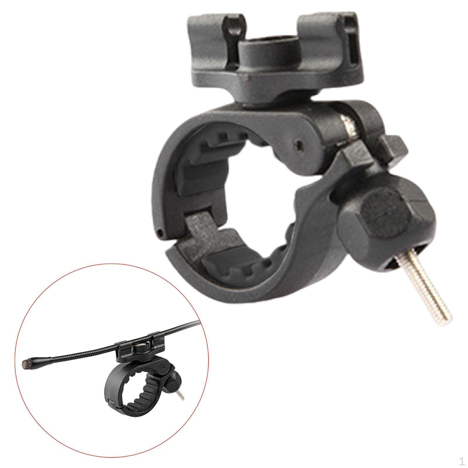 Instrument Microphone Clip Orchestral Flute Fixing Stand Mic Holder for Home Recording