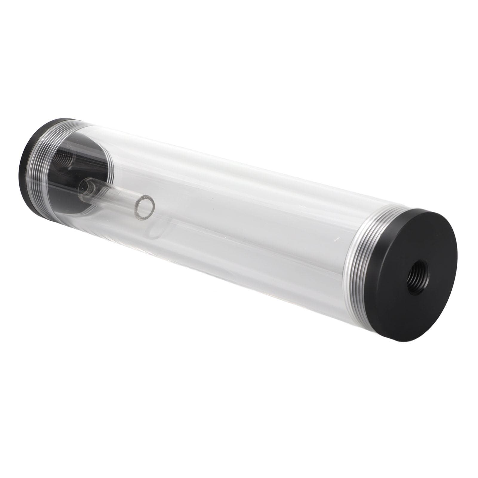 Water Cooling Reservoir 210mm8.3in Length Acrylic Plastic Material 3 Holes G14in Thread Low Noise