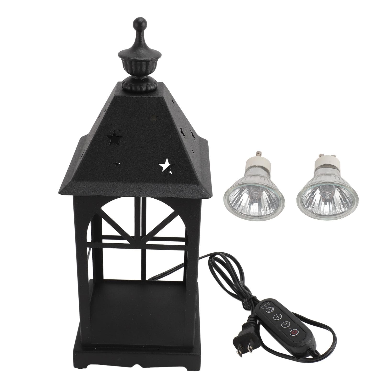 Candle Warmer Lamp Metal Iron Vintage Aromatherapy Wax Melting Lamp Electric Candle Warmer with 2