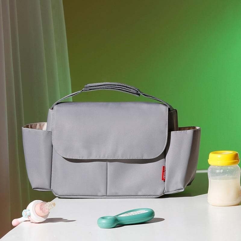 Baby Stroller Hanging Bag Baby Walking Baby Artifact Multifunctional Storage Hanging Bag Newborn grey