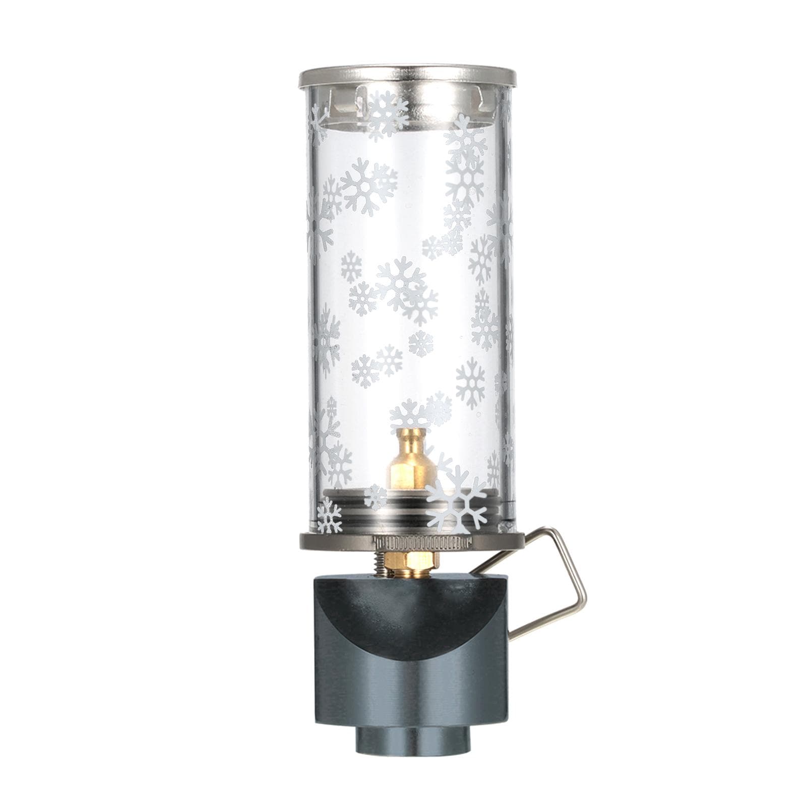 Portable Lamp Light Compact Butane Gas Light Lantern Outdoor Use Only for Camping Picnic Self-driving
