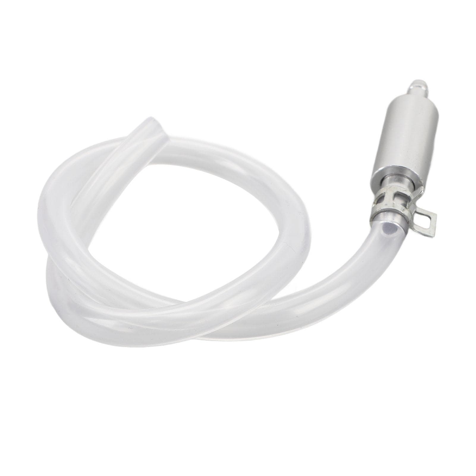 Brake Fluid Bleeder Hose Line Aluminum Clear One Way Check Valve Tube Bleeding Tool Kit for