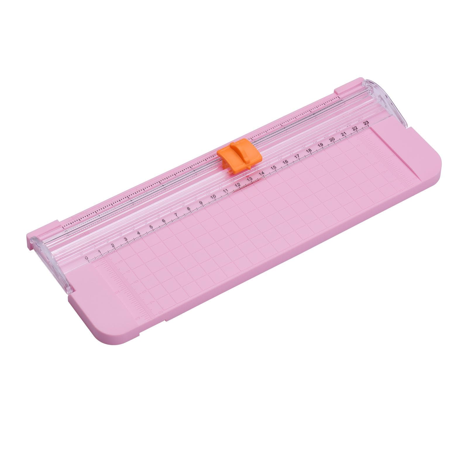 JIELISI A5 Mini Portable Paper Trimmer Paper Cutter Cutting Machine 9 Inch Cutting Length for Craft pink