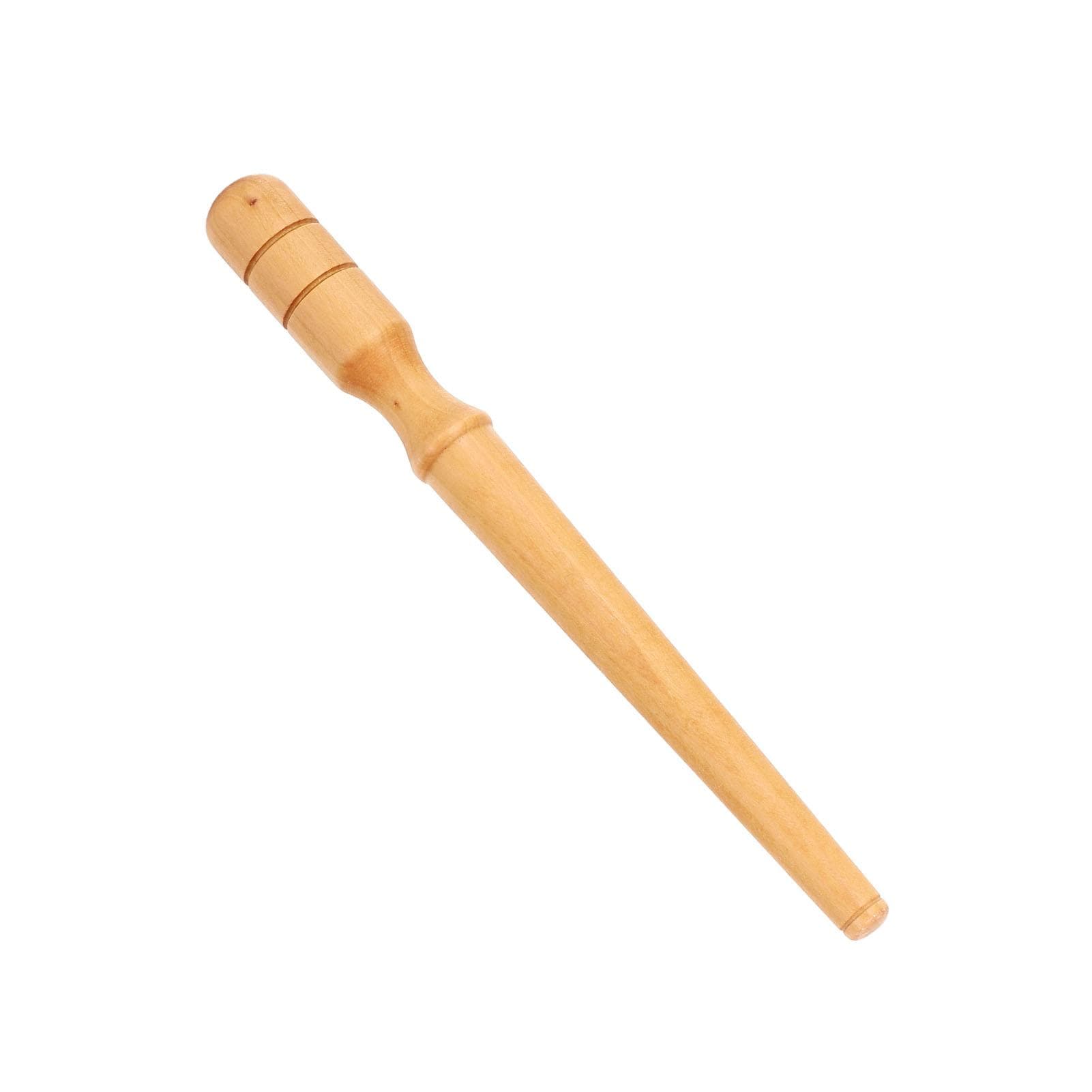 Manual Yarn Winder 3cm Thick Wooden Winding Stick Portable Hand Mixing Knitting Finishing Tool