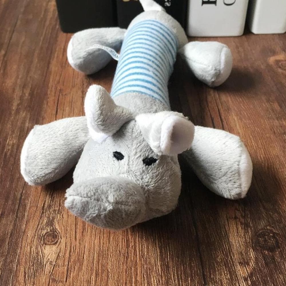 Pet Dog Toy Squeak Plush Toy For Dogs Supplies Fit for All Puppy Pet Sound Toy Funny Durable Chew Molar Cute Toy Pets Supplies blue
