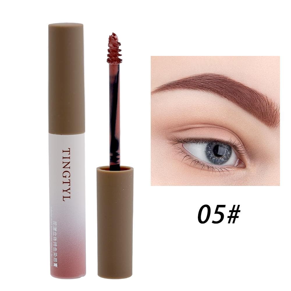 Liquid Dyeing Eyebrow Cream Waterproof Lasting Eyebrow Tint Gel Eyebrows Makeup Cosmetics pink
