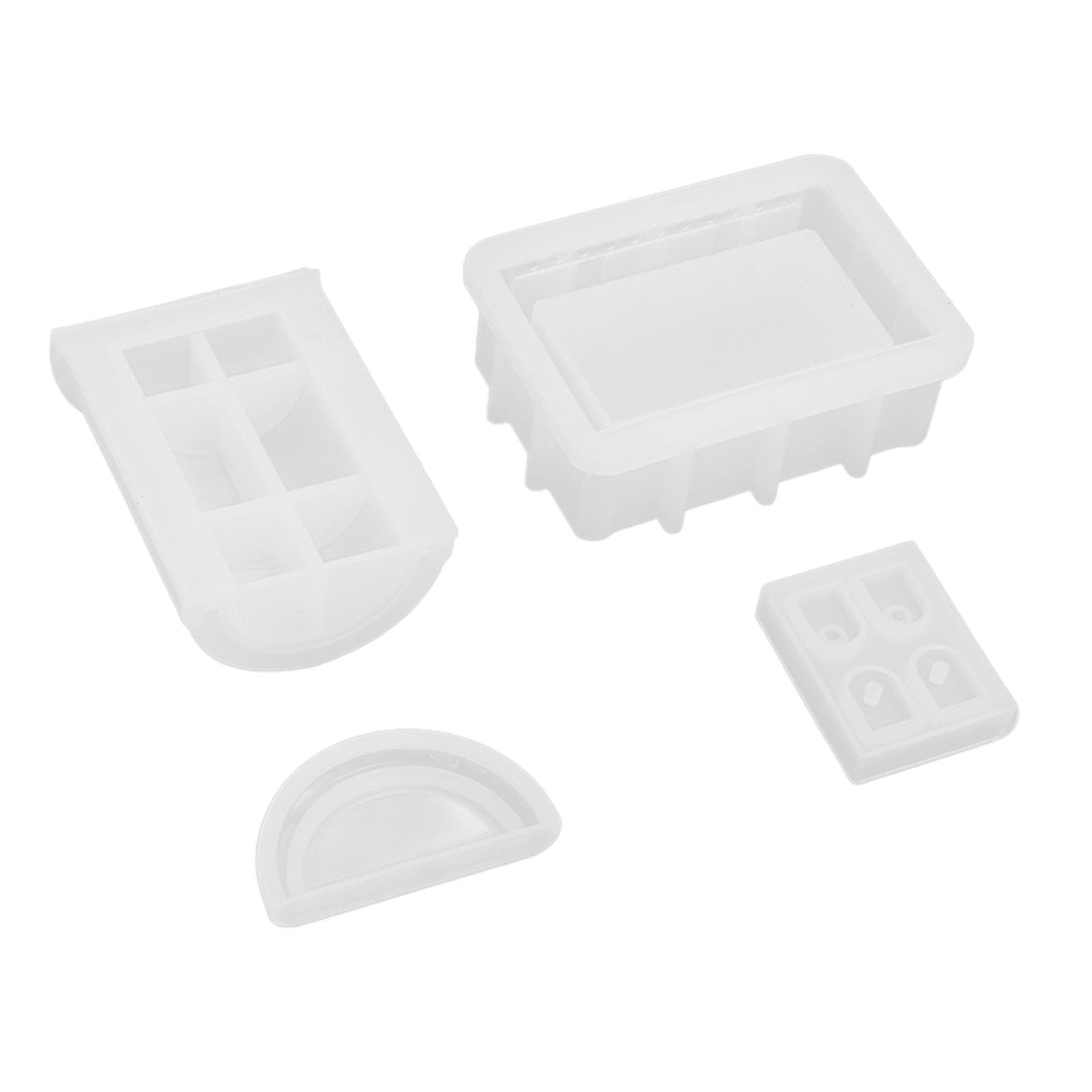 Treasure Chest Silicone Molds High Low Temperature Resistance Easy Demoulding Reusable Resin
