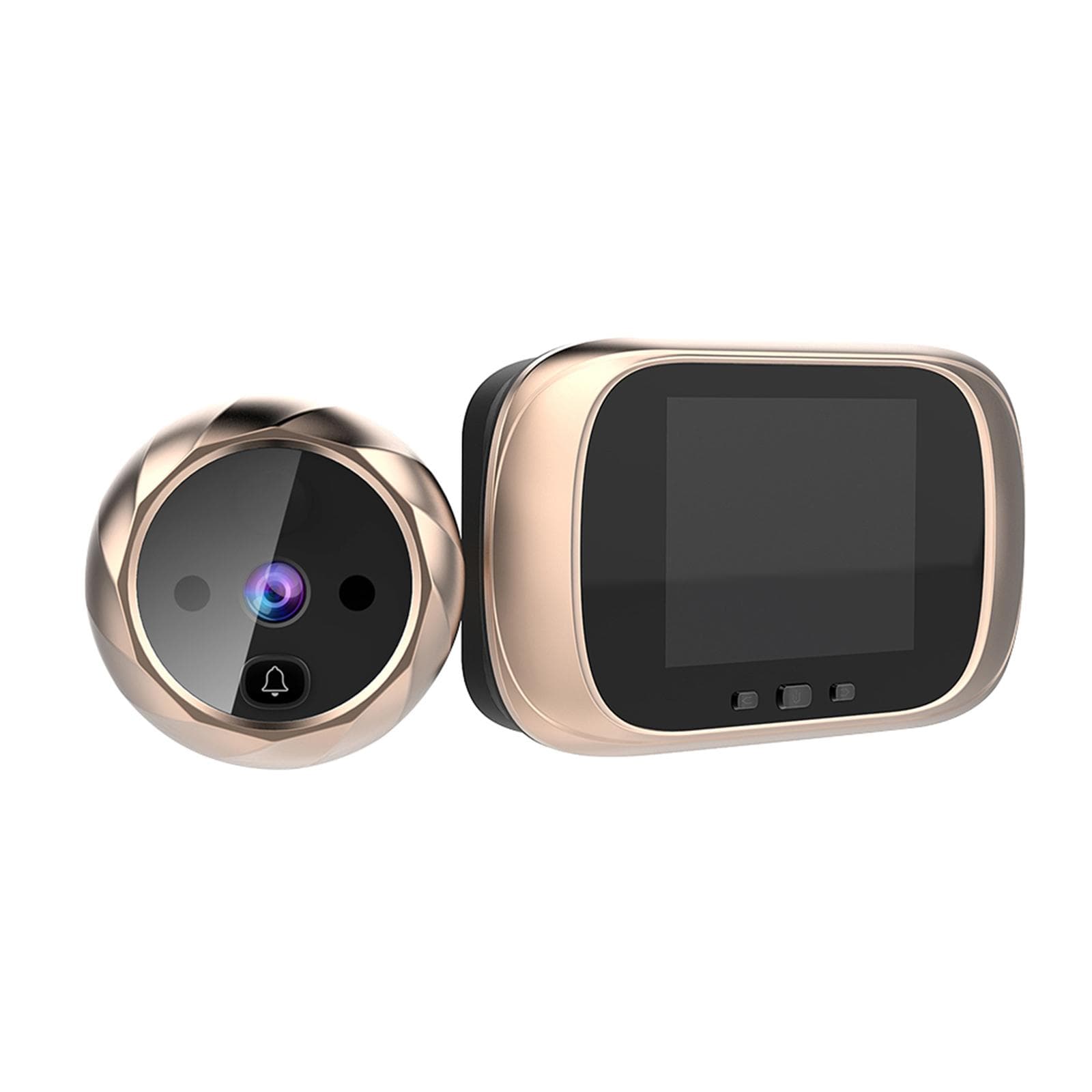 Digital Door Viewer Peephole Door Camera Doorbell 2.8-inch LCD Screen Night Vision Photo Shooting gold