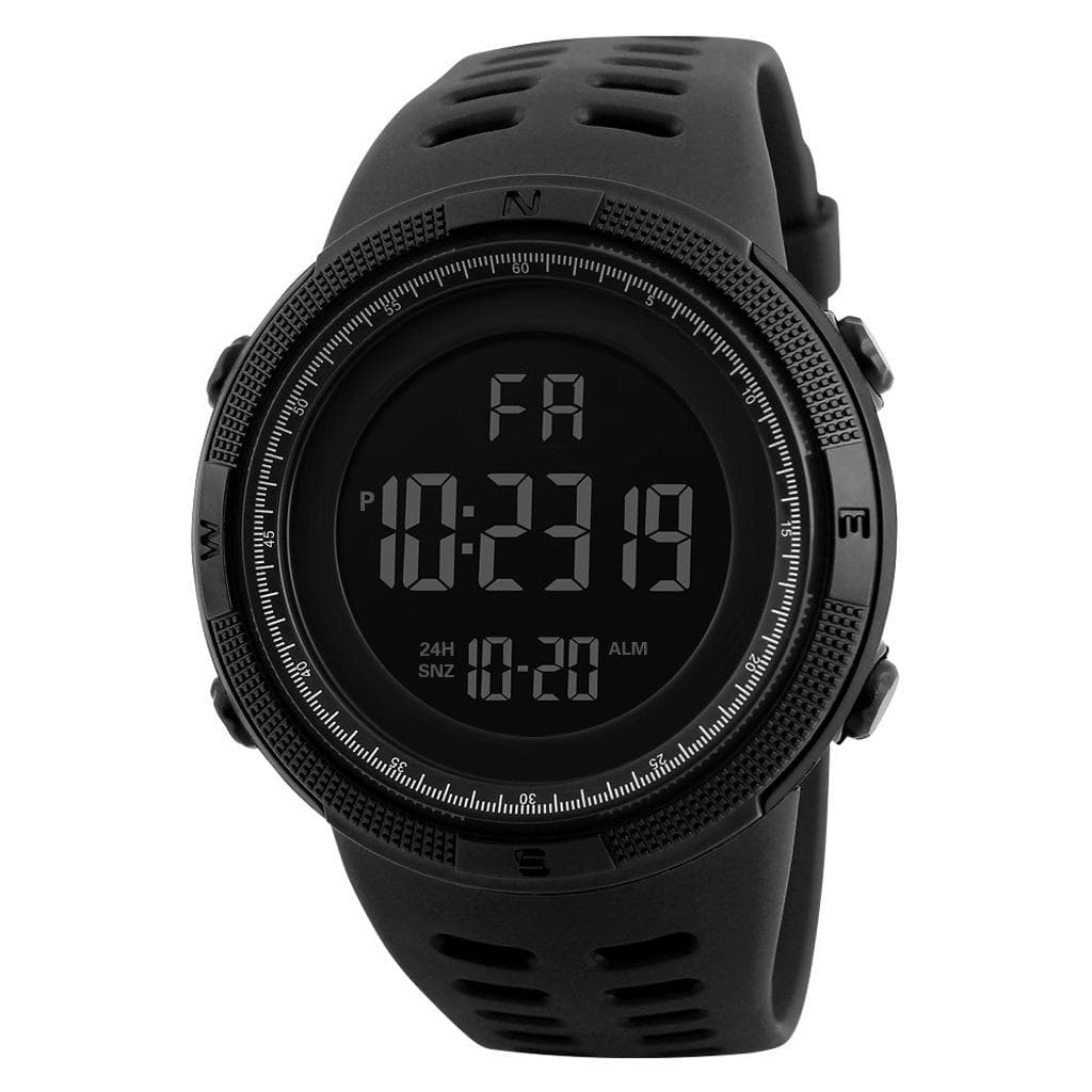 HONHX Luxury Mens Digital LED Watch Date Sports Men Outdoor Electronic Watches black