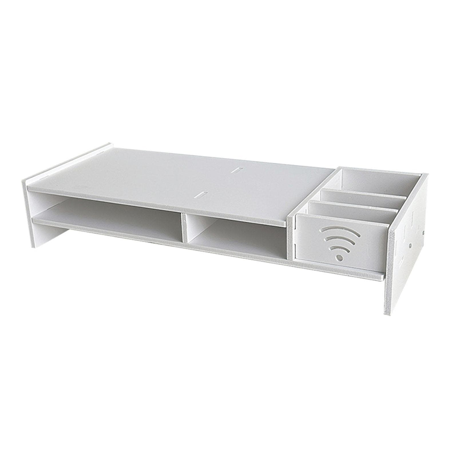 Desk Computer Monitor Riser Stand Desktop Computer Laptop Heighten Rack Office Desktop Storage Rack