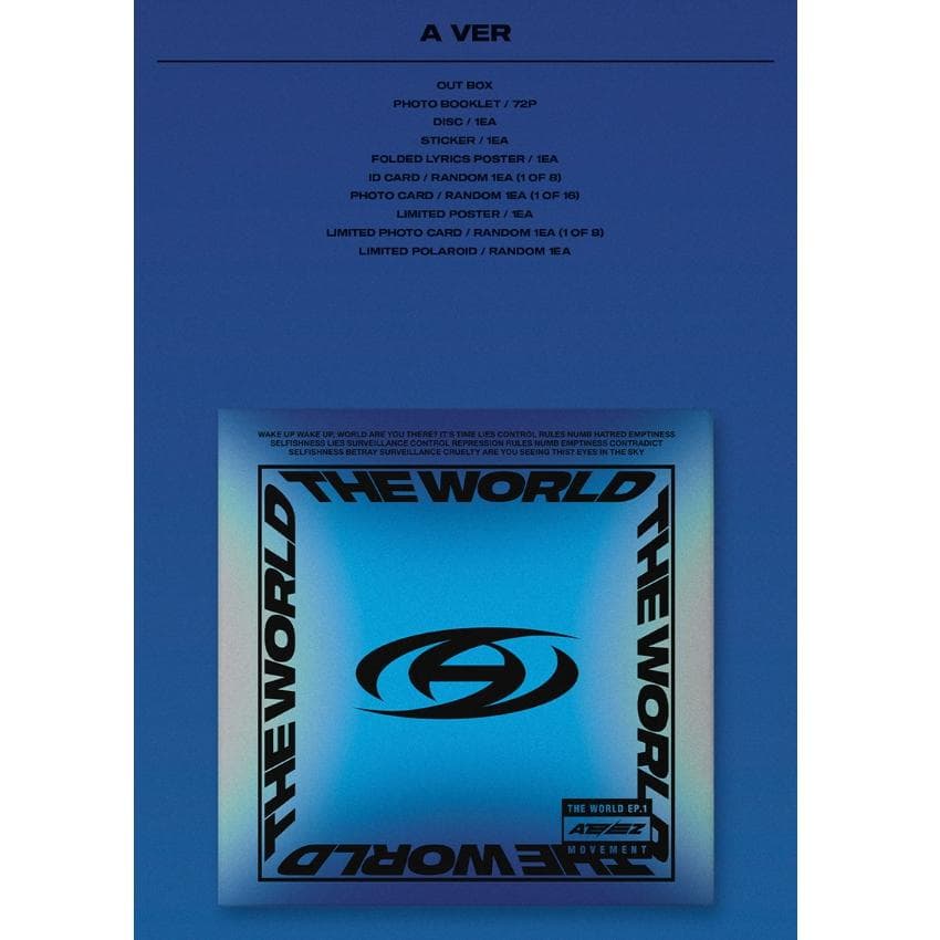 ATEEZ [THE WORLD EP.1 : MOVEMENT] 8th Mini Album A VER.