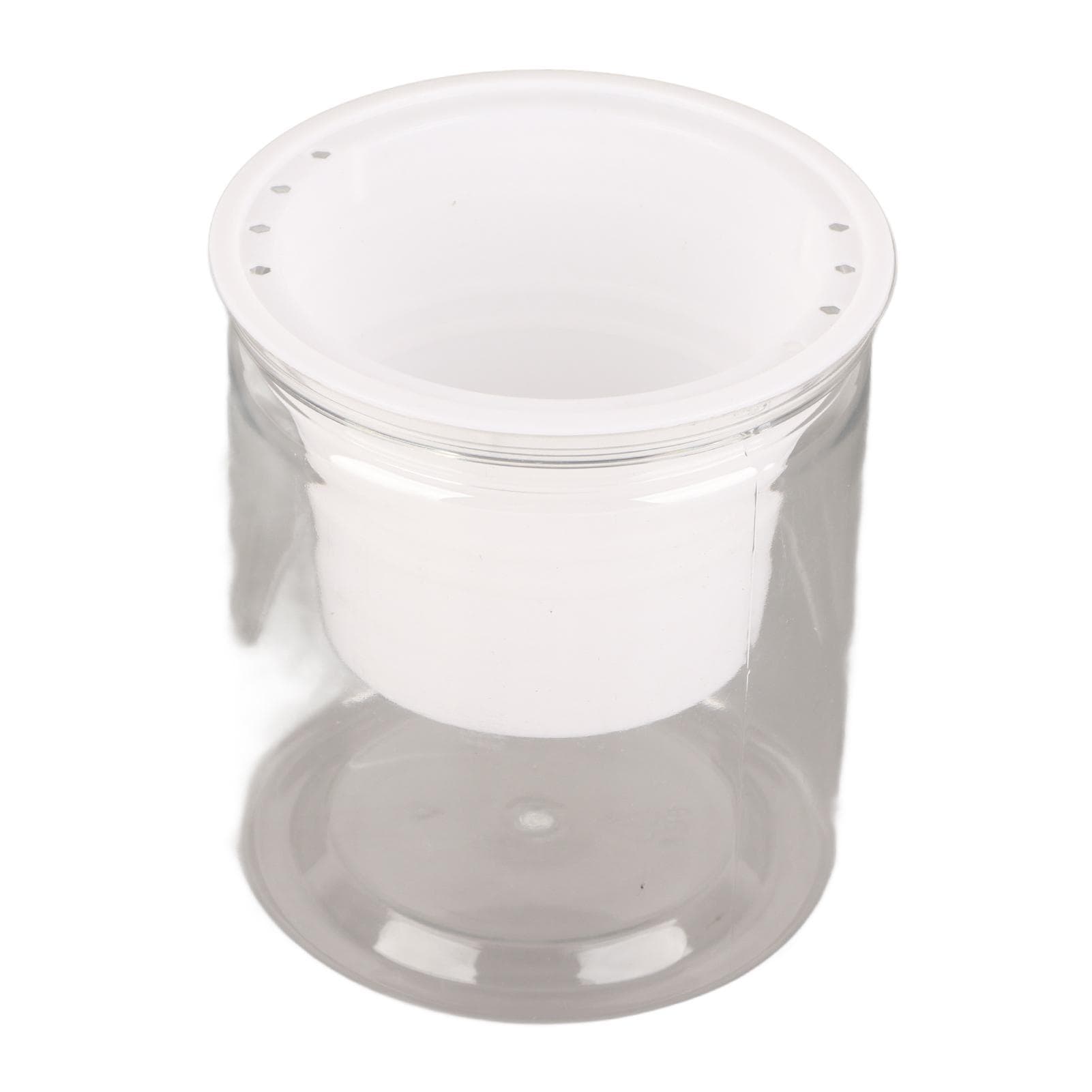 Automatic Water Absorbing Transparent Pot Creative Round Office Desktop Green Plant Hydroponic