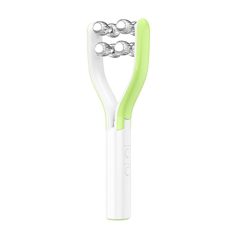 V Face Plastic Roller Type Facial Massage Lifting Rod Plastic Double Wave Wheel Beauty Instrument