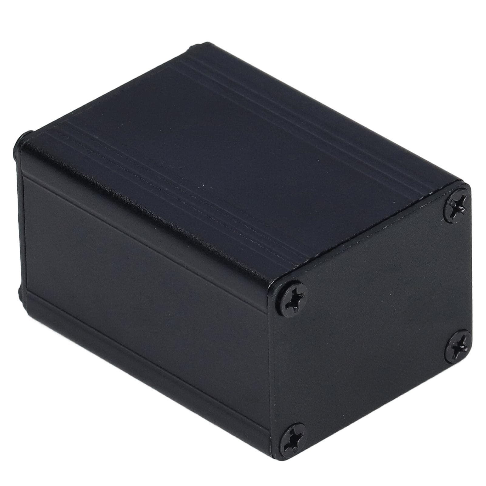 Aluminium Electric Box Waterproof Junction Enclosure Case Integrated for DIY Black