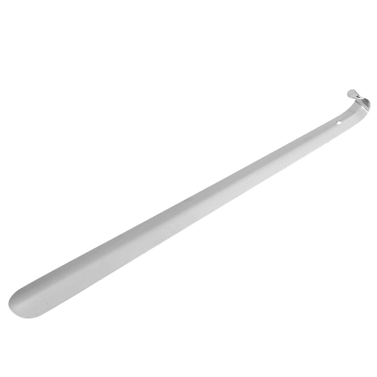 Professional Stainless Steel Shiny Silver Metal Shoe Horn Shoehorn for Seniors elderly white