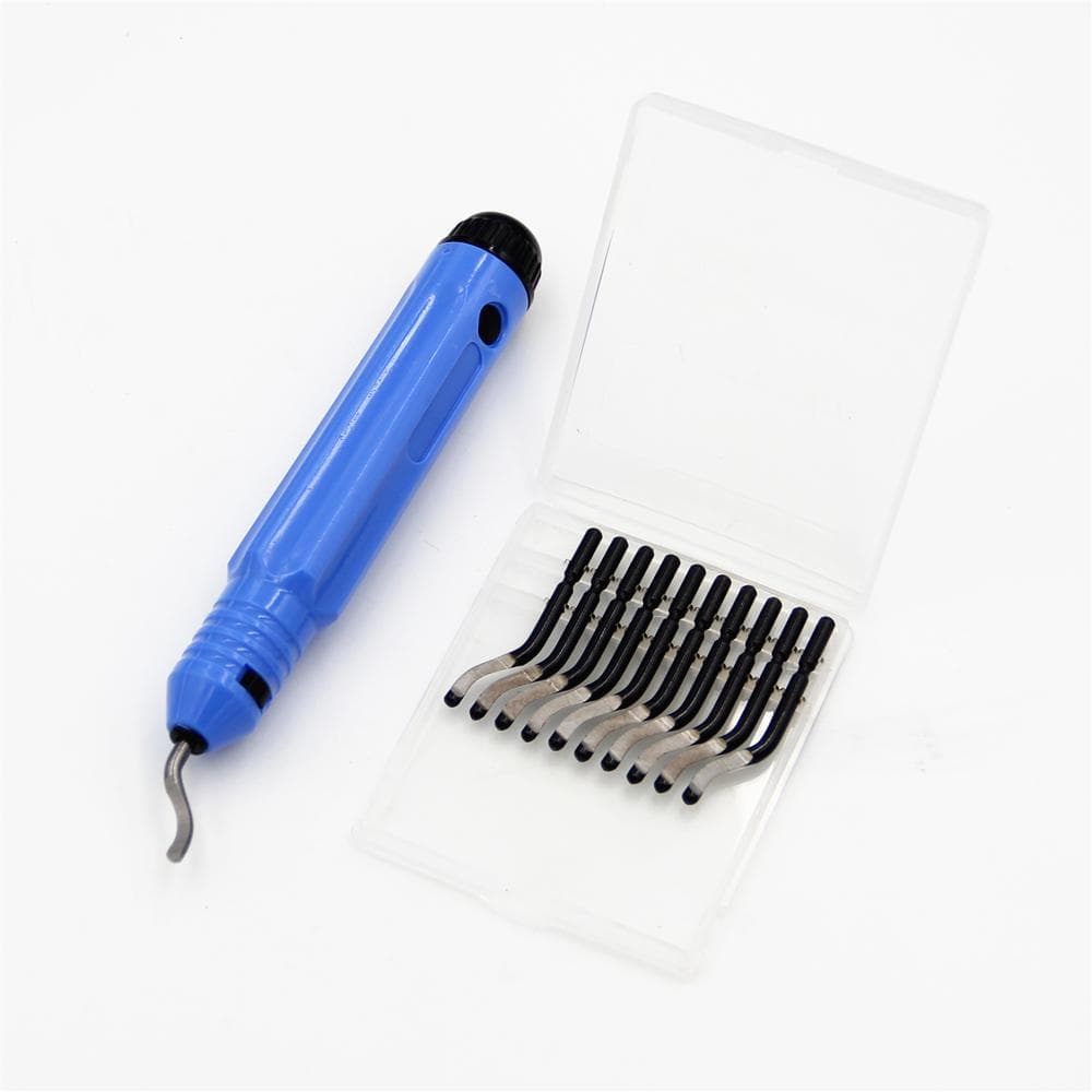 Handheld Burr Trimming Cutter NB1100 Portable Deburring Tool Professional Edge Removing Tools+10pcs B