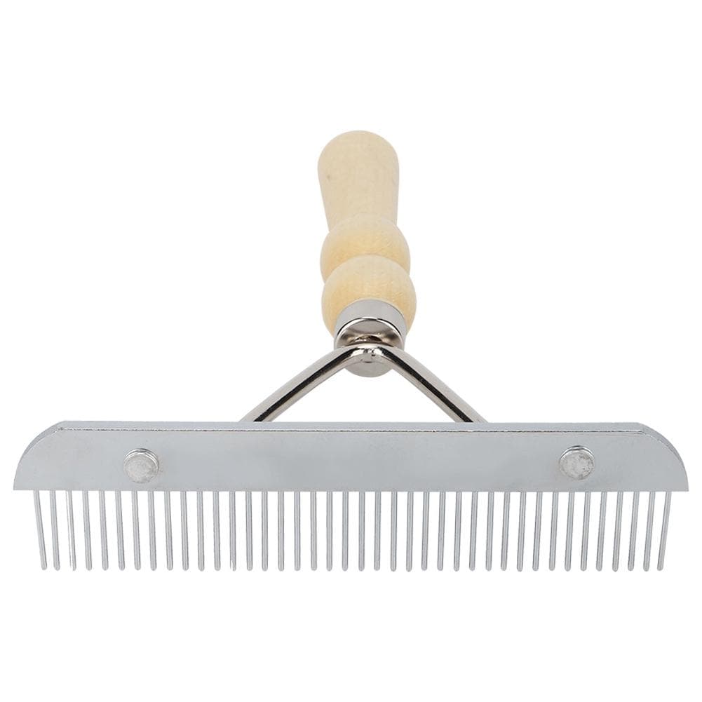 Pet Grooming Massage Comb Hair Removal Shedding Cleaning Wooden Handle Tool for Cats and Dogs