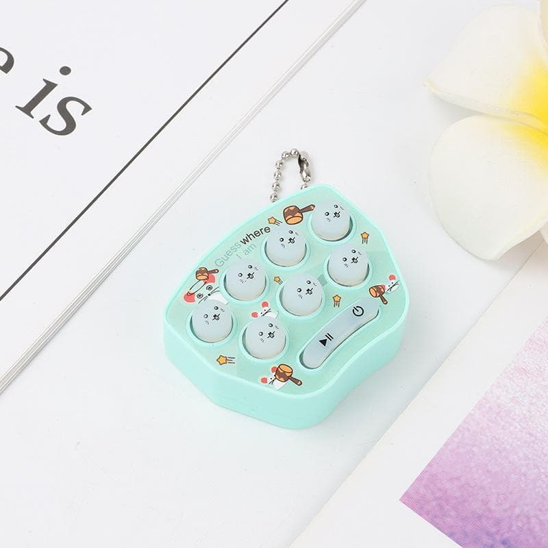Fidget Toys Whack A Mole Game Decompression Toy Keychain