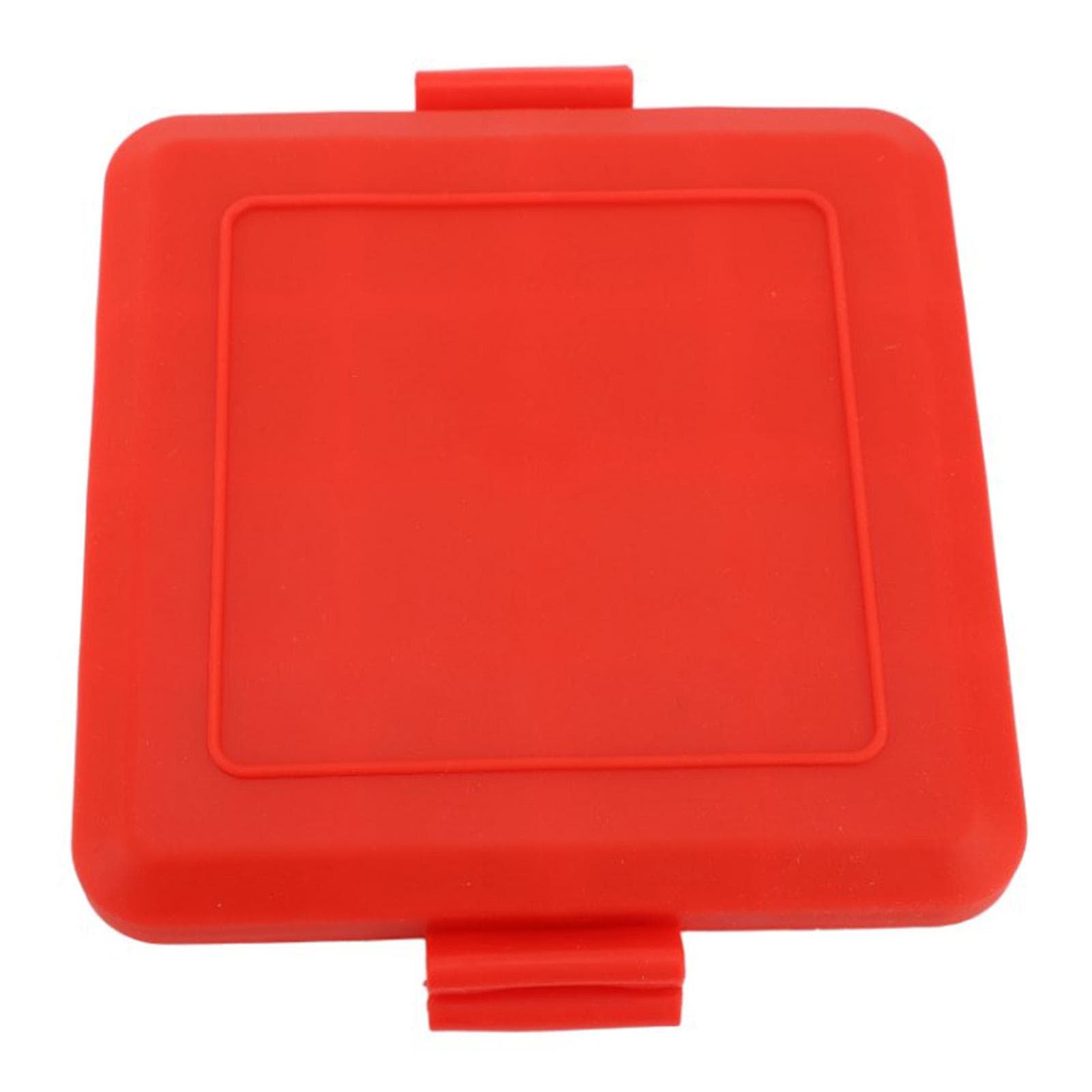 Microwave Toastie Sandwich Maker Microwave Toastie Maker Panini Press for Cooking Breakfast Grilled L red