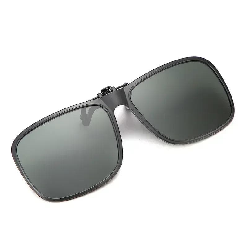 Flip Up Clip on Sunglasses UV400 Photochromic Anti Glare Lens for Driving Myopia Sun Glasses Car Driver