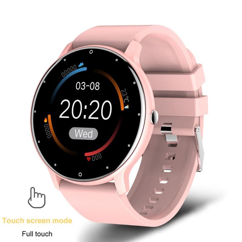 Smart Watch Men Ladies Full Touch Screen Heart Rate Detection Sports Fitness Call Pedometer Waterproof Watch for Android IOS