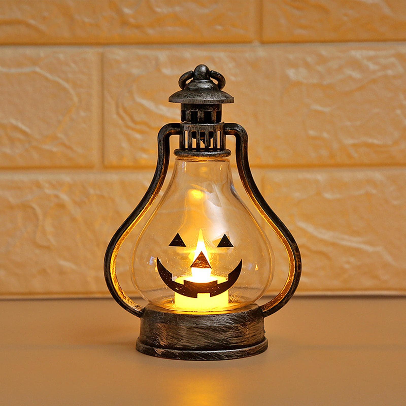 Halloween Pumpkin Lantern Children s Portable Night Light Decoration Ornament Props B