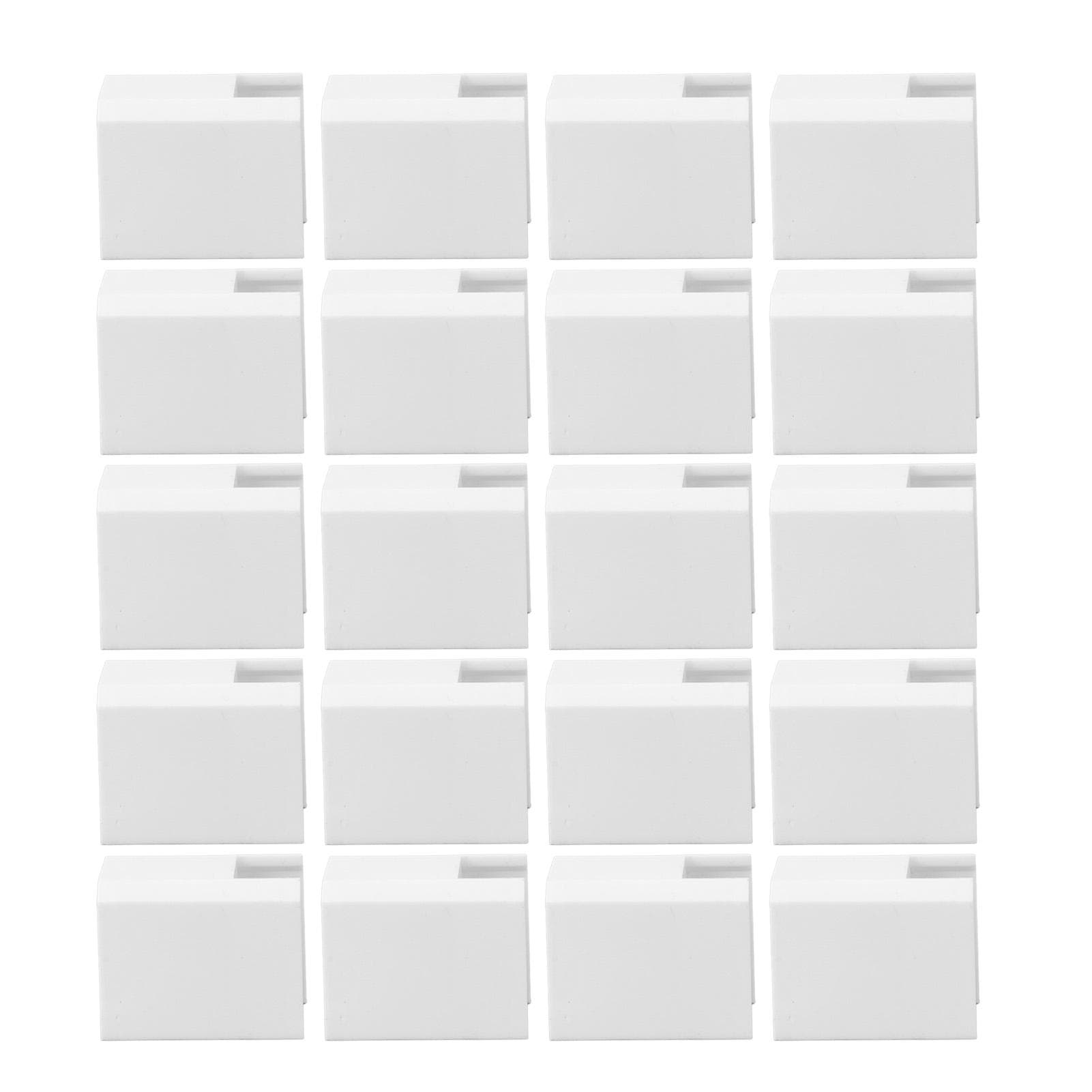 20Pcs Sliding Door Window Lock Stop Block Plastic Limit Safe Non Collision Accessories Short
